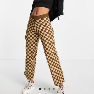 Wide legged knitted pants